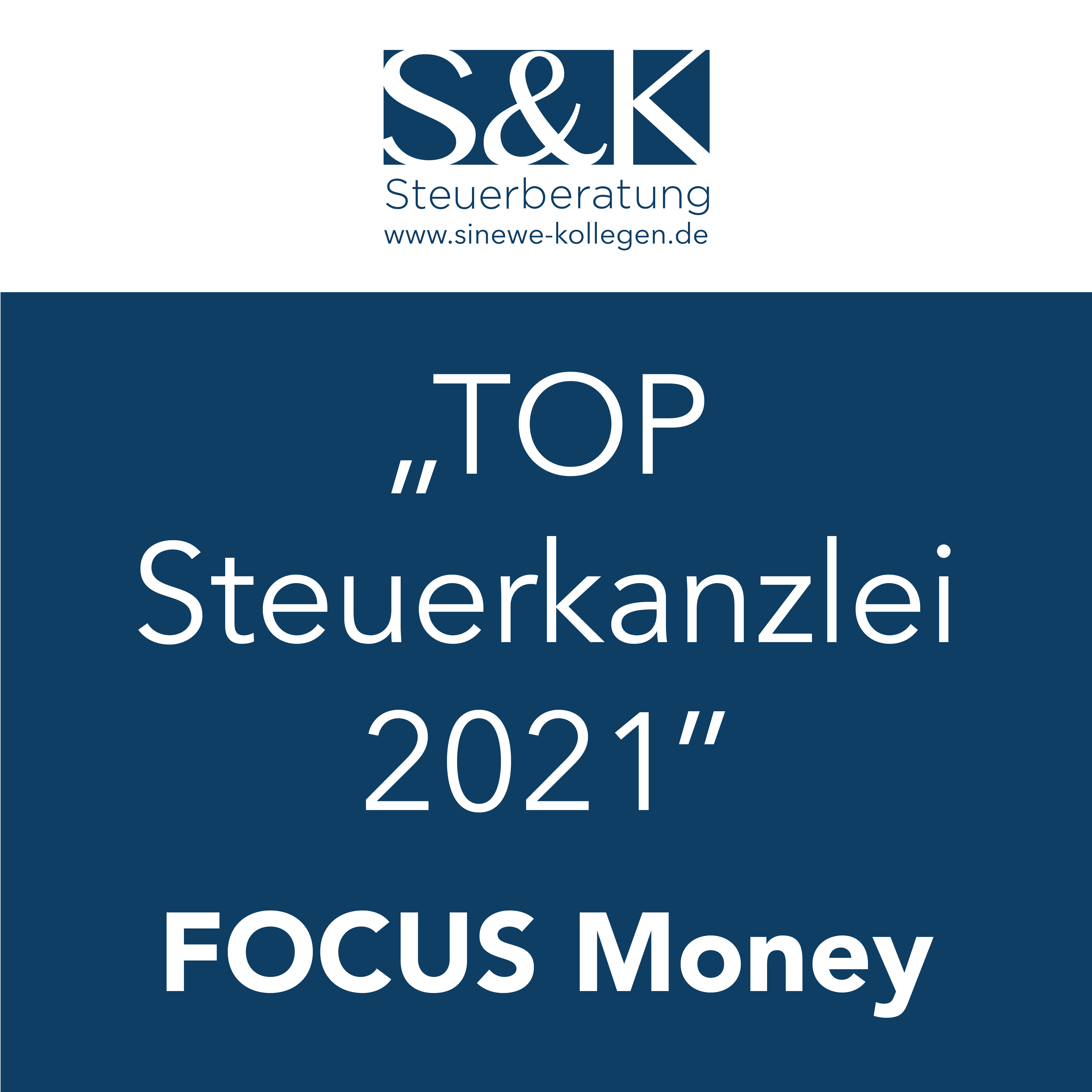 Auszeichnung: TOP Steuerkanzlei 2021